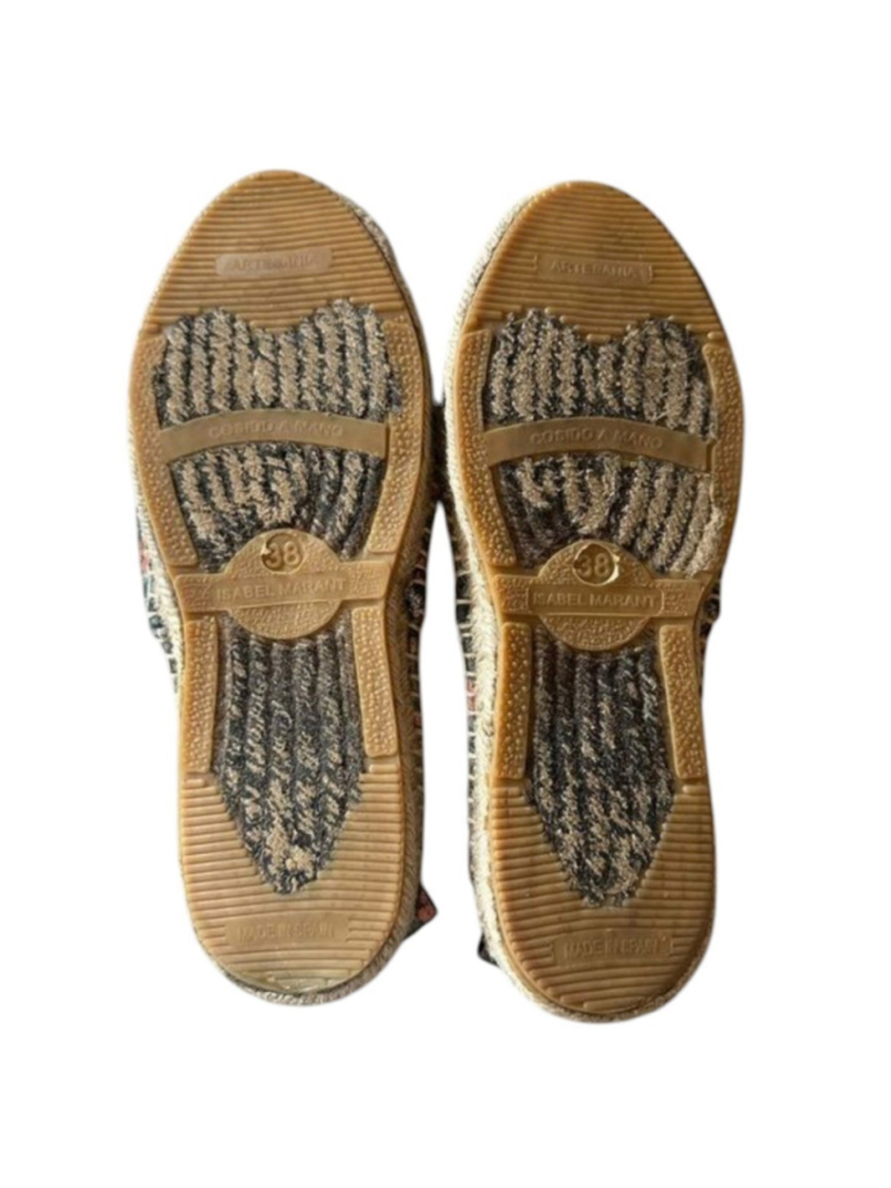 Isabel Marant Floral Espadrille Shoes Size 38 US 8 Quiet Luxury Designer Boho - Picture 5 of 7